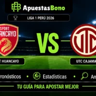 Sport Huancayo contra UTC Cajamarca – Liga 1 Perú Clausura 2026