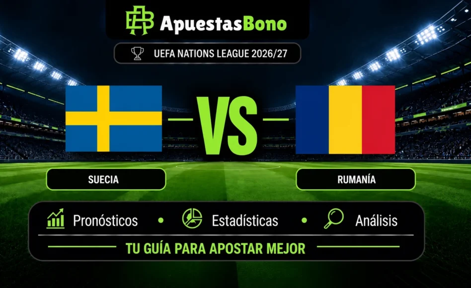 Predicción y análisis de Suecia contra Rumania –UEFA Nations League– 25 de Septiembre de 2026 (20:45 CET)