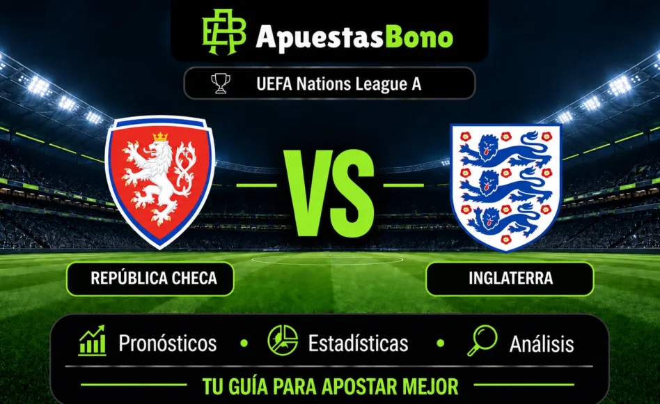 Predicción y análisis República Checa vs Inglaterra – UEFA Nations League A 29/09/2026, 20:45 CET